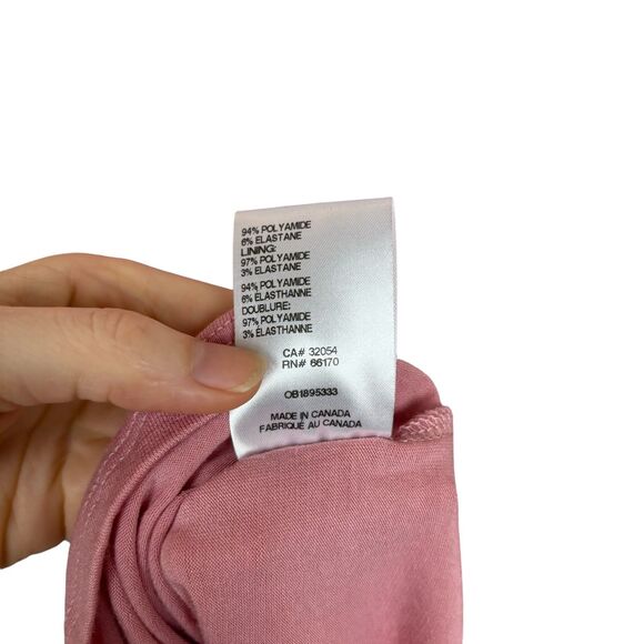 NWT Urban Outfitters Tie Me Up Silence Noise Pink V-Neck Cropped Top Women's XL - Picture 6 of 10